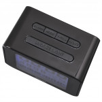 Hama Cube, digitálny budík, riadený rádiovým signálom, čierny