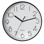 Hama PG-220, nástenné hodiny, priemer 22 cm, tichý chod, čierne