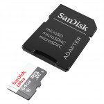 SanDisk Ultra microSDXC 64 GB 100 MB/s Class 10 UHS-I, s adaptérom