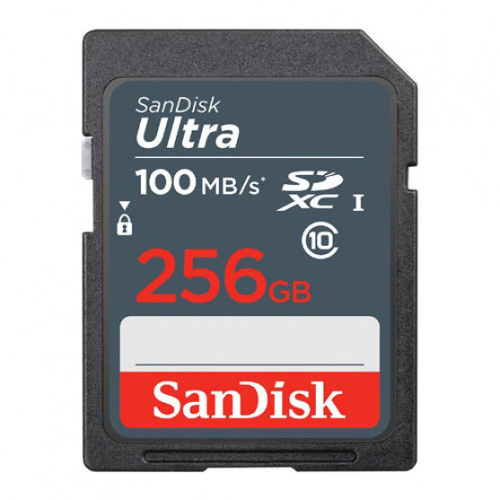 SanDisk Ultra 256 GB SDXC Memory Card 100 MB/s