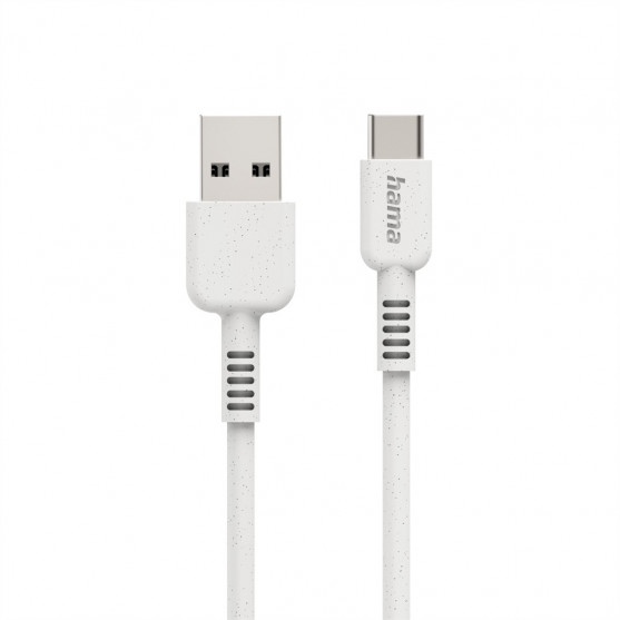 Hama Eco kábel USB-C 2.0 typ A-C 1 m, biely