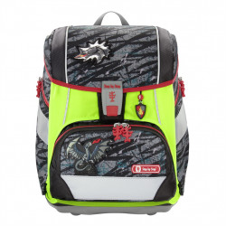 Reflexná vesta NEON PULL OVER pre aktovku Step by Step 2v1, Green