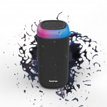 Hama Bluetooth reproduktor Shine 2.0, LED podsvietenie, IPX 4, čierny