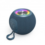 Hama Ball, Bluetooth reproduktor, 5 W, LED podsvietenie, AUX-in, USB-A, microSD slot, modrý