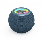 Hama Ball, Bluetooth reproduktor, 5 W, LED podsvietenie, AUX-in, USB-A, microSD slot, modrý