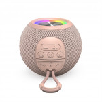 Hama Ball, Bluetooth reproduktor, 5 W, LED podsvietenie, AUX-in, USB-A, microSD slot, ružový