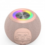 Hama Ball, Bluetooth reproduktor, 5 W, LED podsvietenie, AUX-in, USB-A, microSD slot, ružový
