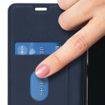 Hama Guard Pro, otváracie puzdro pre Apple iPhone 12/12 Pro, modré