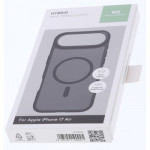 White Diamonds Hybrid Case, kryt pre Apple iPhone Air, magnetický, matný, polopriehľadný čierny