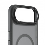 White Diamonds Hybrid Case, kryt pre Apple iPhone Air, magnetický, matný, polopriehľadný čierny