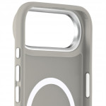 White Diamonds Hybrid Case, kryt pre Apple iPhone Air, magnetický, matný, polopriehľadný pieskový