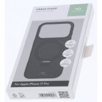 White Diamonds Mag Urban Stand Case, kryt pre Apple iPhone 17 Pro, MagSafe kompatibilný, čierny