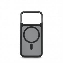 White Diamonds Hybrid Case, kryt pre Apple iPhone 17 Pro, magnetický, matný, polopriehľadný čierny