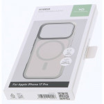 White Diamonds Hybrid Case, kryt pre Apple iPhone 17 Pro, magnetický, matný, polopriehľadný pieskový