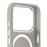White Diamonds Hybrid Case, kryt pre Apple iPhone 17 Pro, magnetický, matný, polopriehľadný pieskový