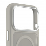 White Diamonds Hybrid Case, kryt pre Apple iPhone 17 Pro Max, magnetický, matný, polopriehľ.pieskový