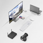 Hama USB-C dokovacia stanica Connect2Office Basic,  9 pripojení, odnímateľné nožičky