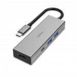 Hama USB hub, multiport, 2x USB-A, USB-C PD, HDMI, USB 3.2 5 Gb/s
