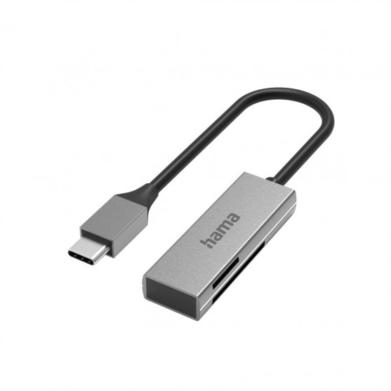 USB-C 3.0 Alu-Slim Card Reader, SD/mSD