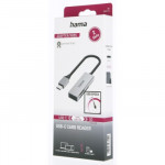 USB-C 3.0 Alu-Slim Card Reader, SD/mSD