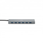 Hama USB-Hub, 7 portov, USB 3.2, 5 Gbit/s, USB-C adaptér, sieťový zdroj