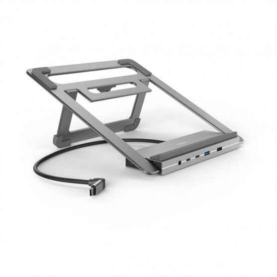 Hama USB-C dokovacia stanica a stojan pre notebook Connect2Office Stand, 12 portov