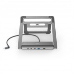 Hama USB-C dokovacia stanica a stojan pre notebook Connect2Office Stand, 12 portov