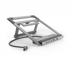Hama USB-C dokovacia stanica a stojan pre notebook Connect2Office Stand, 12 portov