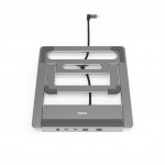 Hama USB-C dokovacia stanica a stojan pre notebook Connect2Office Stand, 12 portov