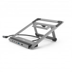 Hama USB-C dokovacia stanica a stojan pre notebook Connect2Office Stand, 12 portov