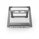 Hama USB-C dokovacia stanica a stojan pre notebook Connect2Office Stand, 12 portov