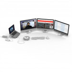 Hama USB-C dokovacia stanica a stojan pre notebook Connect2Office Stand, 12 portov