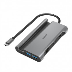 Hama USB-C hub Connect2Mobile V2, multiport, 7 portov