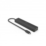 Hama USB-C hub, multiport, 3x USB-A, USB-C PD, HDMI, LAN, 6 portov