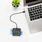 Hama čítačka kariet USB 3.2 Gen1, USB-A, USB-C adaptér, SD/CF/MS