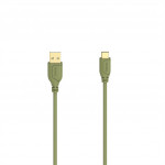Hama USB-C 2.0 kábel typ A-C 0,75 m, Flexi-Slim, zelený