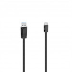 Hama USB-C 3.2 Gen1 kábel typ A-C 0,75 m, čierny