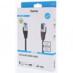 Hama sieťový kábel Cat6a S/FTP RJ45 0,5 m, tienený, 10 Gb/s