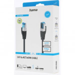 Hama sieťový kábel Cat6a S/FTP RJ45 5 m, tienený, 10 Gb/s