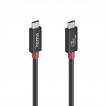 Hama USB-C kábel USB4, 1 m, 80 Gb/s, 240 W