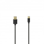 Hama USB-C 2.0 kábel typ A-C, 1,5 m, opletený, blister/displej