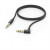 Aux Cable, 3.5 mm Jack - 3.5 mm Jack, 90Â° Angled Plug, 1.0 m, black