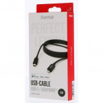 Hama MFI USB-C Lightning kábel pre Apple, 3 m
