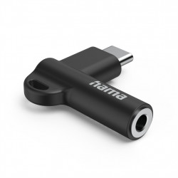 Hama audio adaptér USB-C na jack 3,5 mm, aktívny, kompaktný