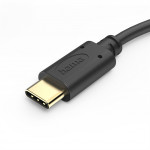 Hama kábel USB-C 2.0 typ C-C 0,5 m, čierny