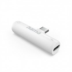 Hama audio adaptér USB-C na jack 3,5 mm, aktívny, USB-C napájanie