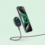 Hama bezdrôtová nabíjačka Qi 15 W, magnetická, samostatný kábel 1 m