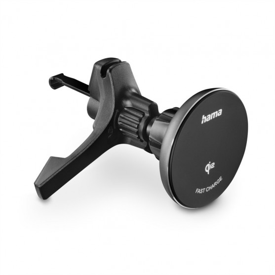 Hama držiak do auta s bedzdrôtovou nabíjačkou Qi2 15 W, magnetický
