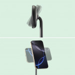 Hama bezdrôtová nabíjačka s držiakom 2v1, Qi2 15 W, USB-C adaptér 45 W