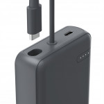 Hama Travel, powerbanka 10000 mAh, 3 A, výstup: 2x USB-C, s integrovaným káblom